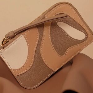 Polene Atla Camel card wallet- Sold out color